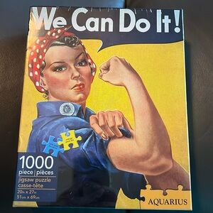 1000 Piece Puzzle - We Can Do It - New, Sealed - Rosie!